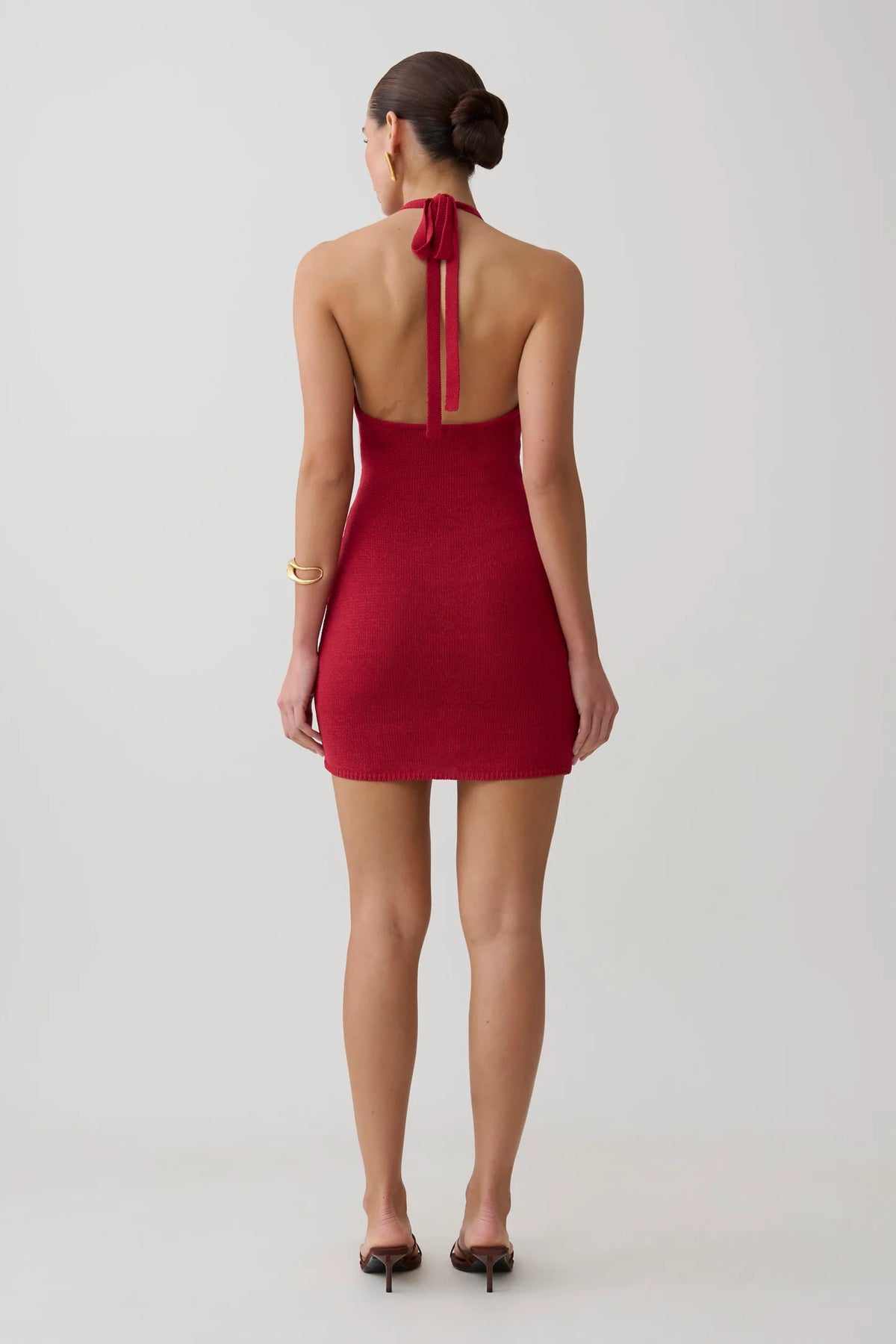 Bohdie Crochet Halter Mini Dress