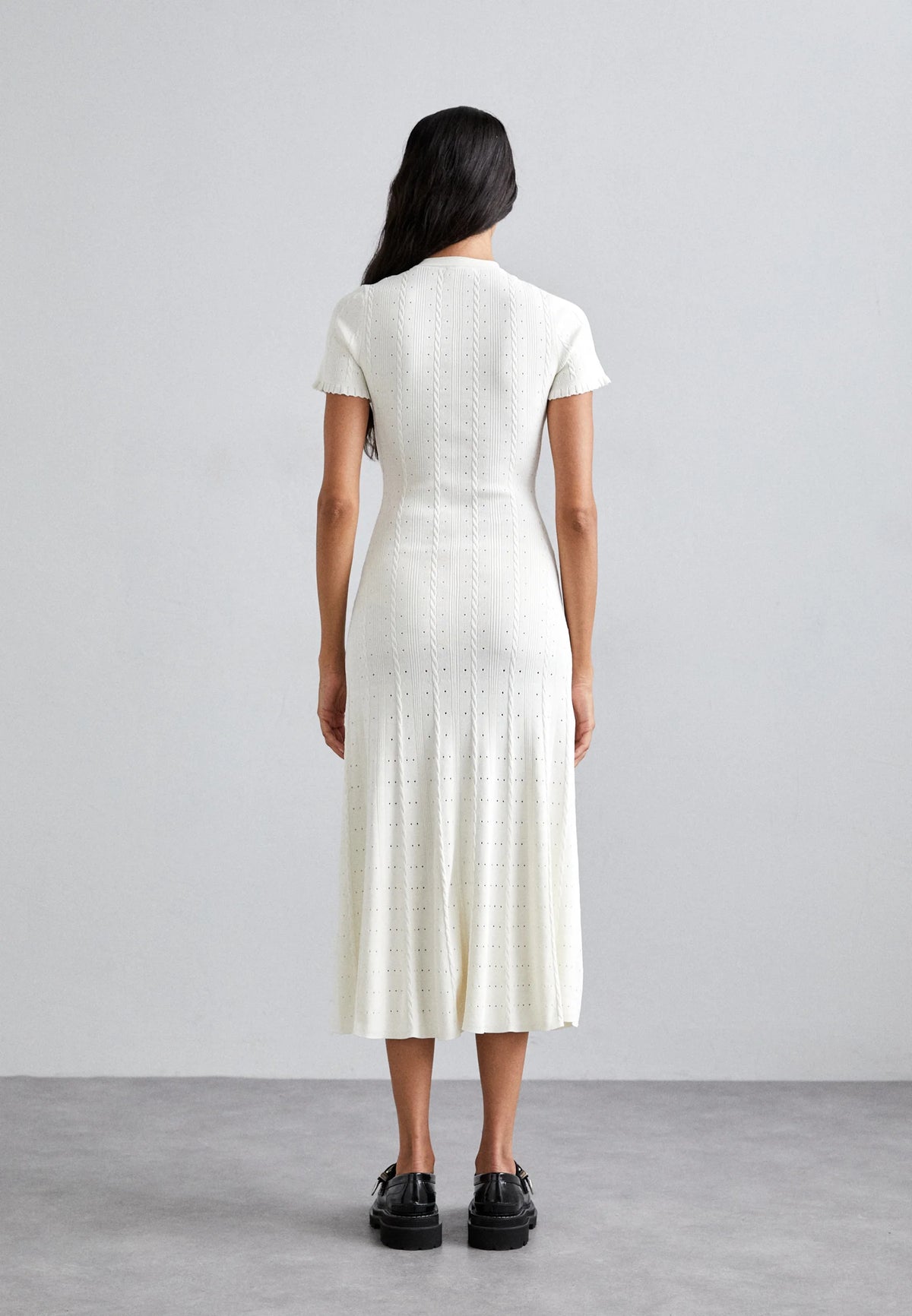 Milo Button Front Midi Dress