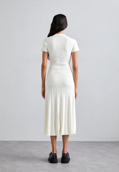 Milo Button Front Midi Dress