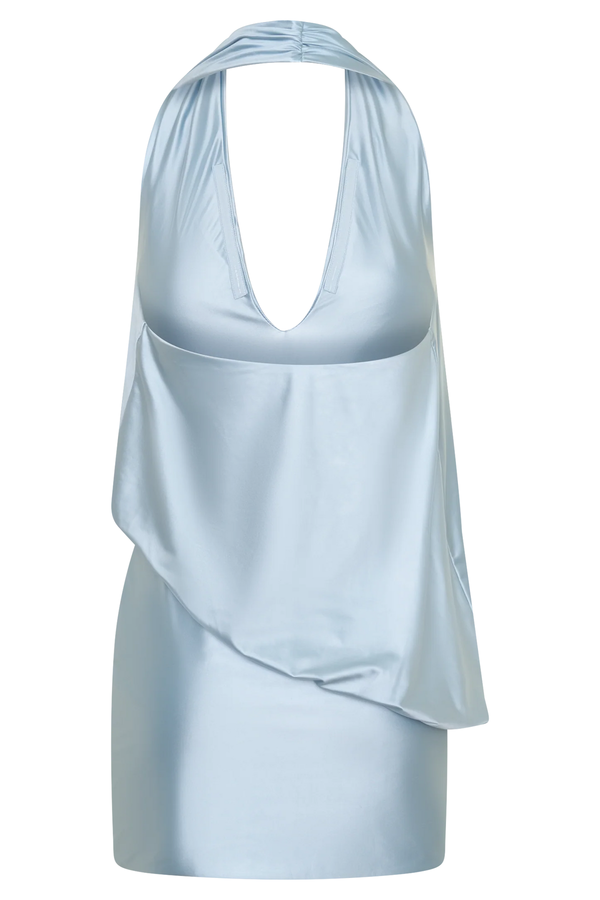 Arabel Draped Halter Mini Dress