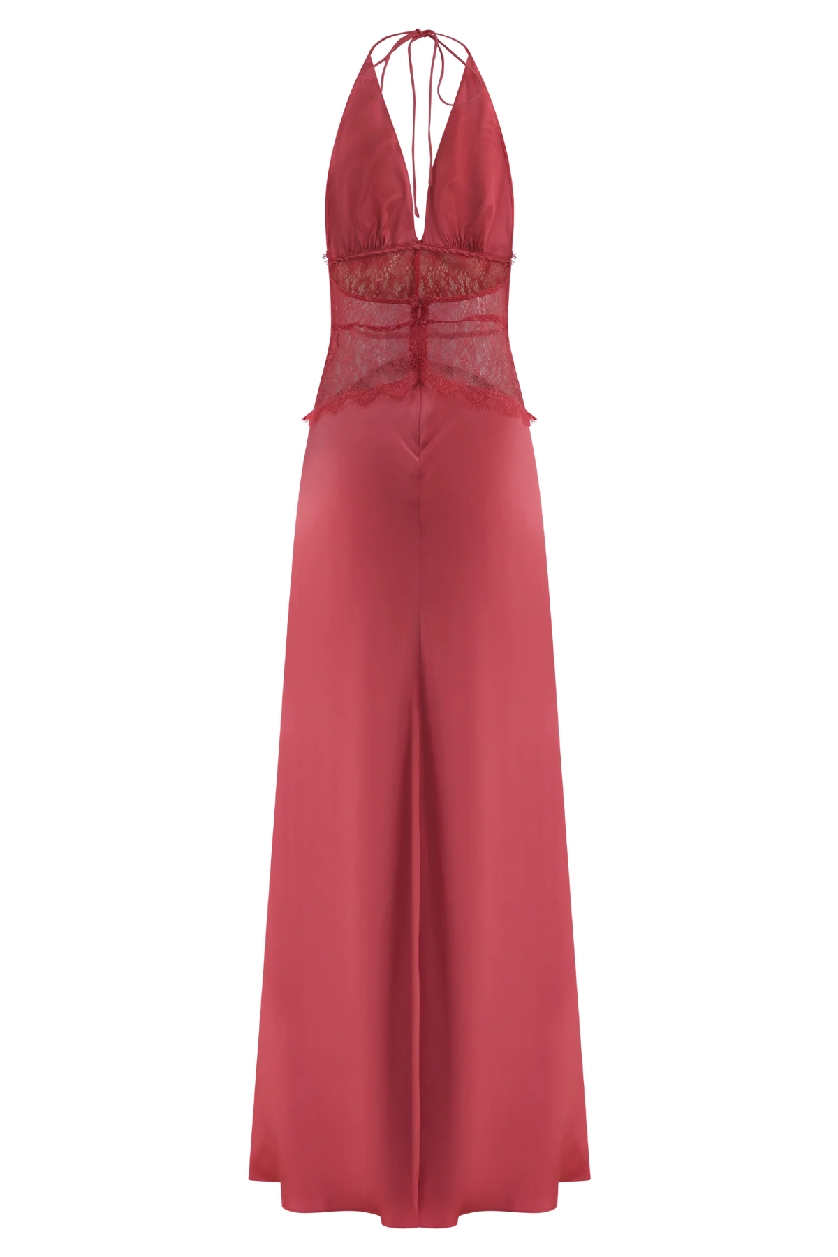 Dinah Lace and Satin Maxi Dress