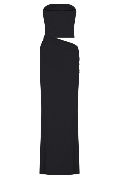 Jasiel Strapless Knit Maxi Dress