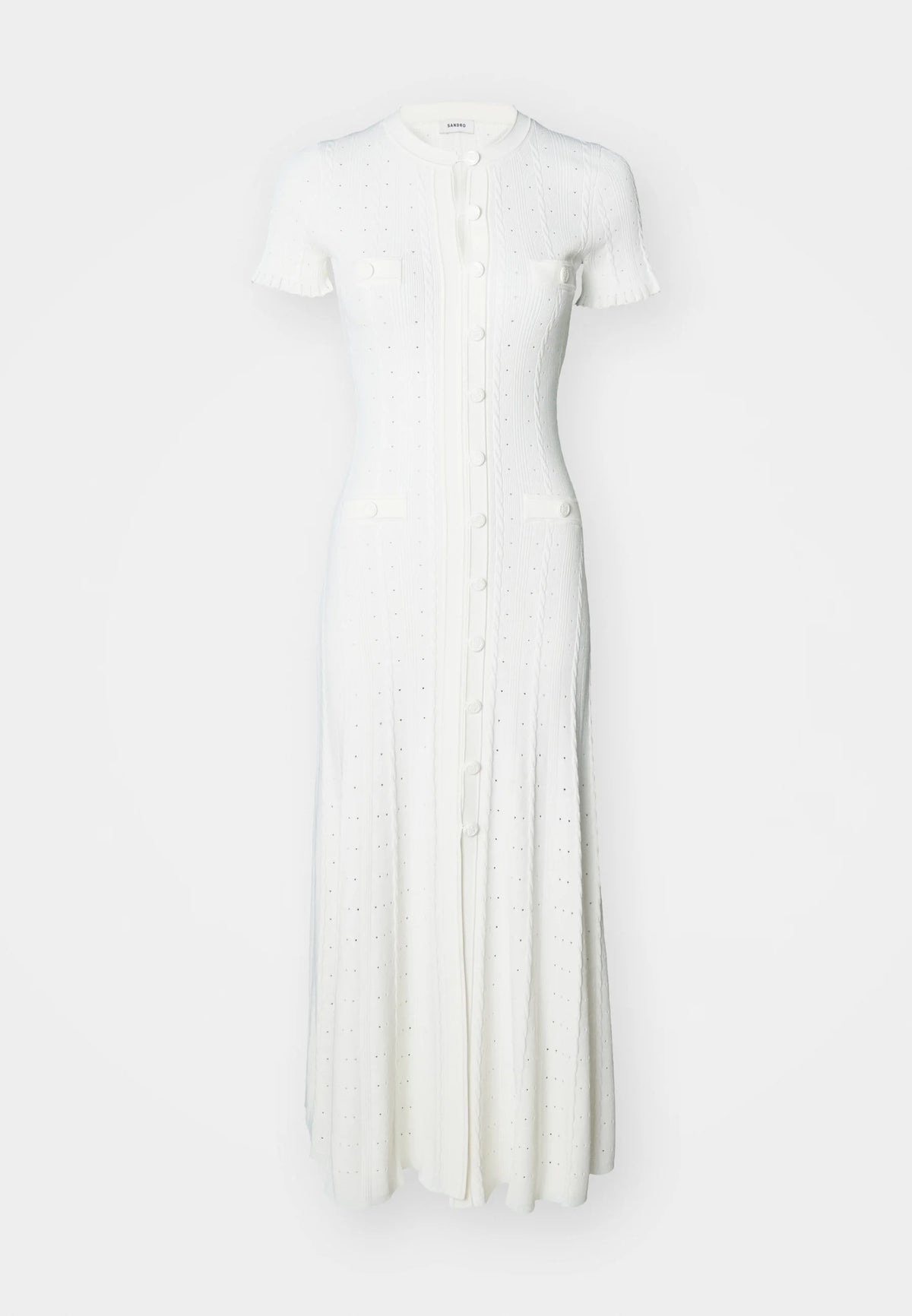 Milo Button Front Midi Dress