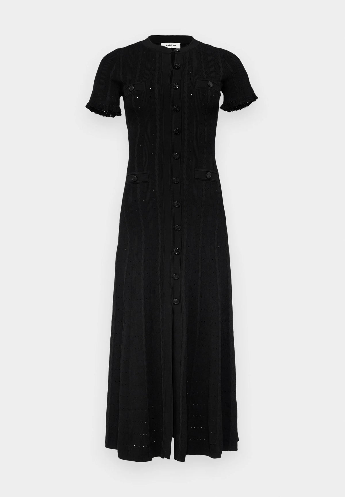 Milo Button Front Midi Dress
