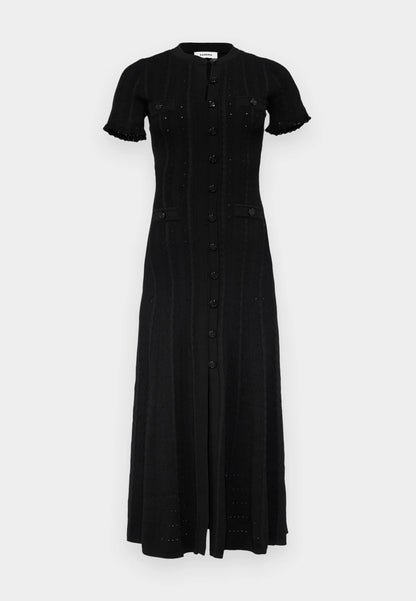 Milo Button Front Midi Dress